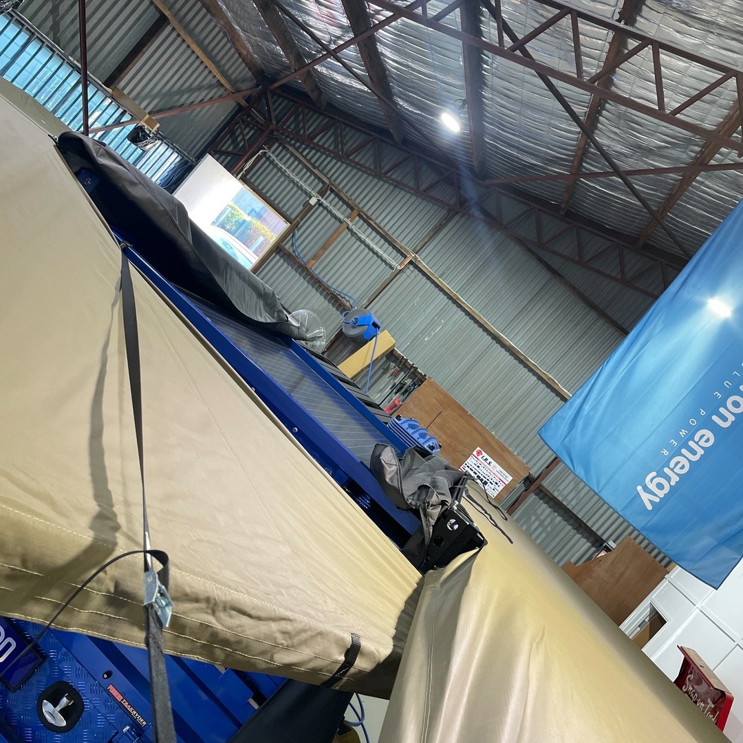 Have you ever thought to yourself that a 180 degree awning just isn't enough shade? Well our friend Cedo had that exact thought and we were able to make it happen.